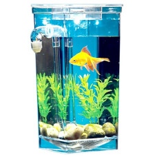 Самоочисний акриловий акваріум для рибок My Fun Fish Мініакваріум із краном для легкого очищення