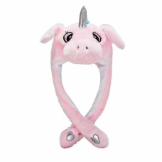 Шапка єдиноріг Pikachu toys soft toys з підсвіткою і рухливими вушками