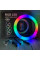 Кільцева LED лампа RGB MJ-33 з пультом-перемикачем 33 см
