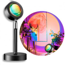 Проекційна LED Лампа Sunset Lamp З Ефектом Занепаду