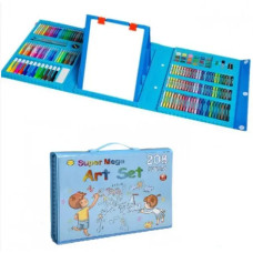 Набор для рисования с мольбертом Art Set 208 предметов Синий