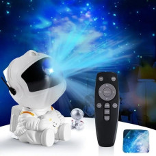 Проєктор зоряного неба Космонавт нічник лазерний з пультом Astro Star — White
