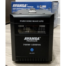 Блок безперебійного живлення Avansa UPS Чистий Синус. Інвертор для котла та інших електоприладів 700W-1000Va