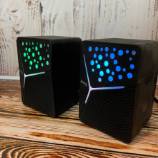 Колонки JEDEL S554 для комп'ютера та ноутбука RGB 2.0 USB