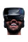 Окуляри 3D віртуальної реальності VR SHINECON SC-G15E PRO+ і Пульт Y1 чорний, з навушниками