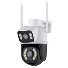 Вулична камера відеоспостереження Q25 Wi-Fi PTZ IP з LED-підсвіткою і датчиком руху 6MP Camera APP
