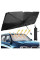 Складана автомобільна сонцезахисна парасолька Car Umbrella 140×78 см для лобового скла, колір чорний
