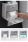 Пластиковий тримач Ecoco Towel Holder AA2-2 для туалетного паперу з полицею