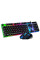 Клавіатура K518 ігрова для ПК і ноутбуків з RGB-підсвіткою чорна