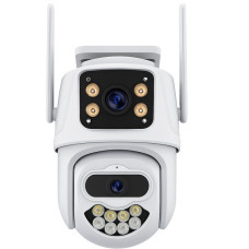 IP-камера ICSEE 8MP PTZ вулична з аудіозв'язком і автоматичним відстеженням