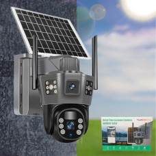 Поворотна 360° камера відеоспостереження з 4G, автономним живленням і SIM TP18