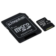 Картка пам'яті Kingston 128 ГБ microSD UHS-I Class 10 для планшетів, камер і мобільних пристроїв