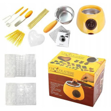 Електричний набір Chocolate Fondue Set для приготування фондю, 200 г, у комплекті форми та аксесуари