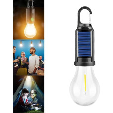 Лампа кемпінгова AND HA-112 акумуляторна LED сонячна панель USB 3 режими для кемпінгу