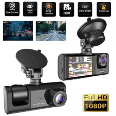 Автомобільний відеореєстратор AND Z37 DVR з 3 камерами Full HD 1080P для записування дороги та паркування в авторежимі