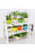 Висувна кухонна полиця Kitchen Rack 38-70 см, регульований стелаж-органайзер під мийку, білий