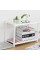 Висувна кухонна полиця Kitchen Rack 38-70 см, регульований стелаж-органайзер під мийку, білий
