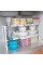 Висувна кухонна полиця Kitchen Rack 38-70 см, регульований стелаж-органайзер під мийку, білий