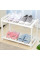 Висувна кухонна полиця Kitchen Rack 38-70 см, регульований стелаж-органайзер під мийку, білий