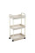 Полиця етажерка Kitchen Storage Rack 3 яруси на коліщатках пластиковий органайзер для кухні ванної 41×25×72 см