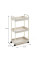 Полиця етажерка Kitchen Storage Rack 3 яруси на коліщатках пластиковий органайзер для кухні ванної 41×25×72 см