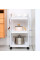 Полиця етажерка Kitchen Storage Rack 3 яруси на коліщатках пластиковий органайзер для кухні ванної 41×25×72 см