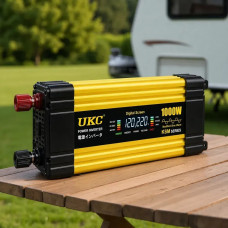 Автомобільний інвертор KSM 1000W 12 V LCD з двома USB-перетворювач 12 В 220 В і дисплеєм