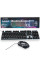 Клавіатура XSTRIKE X-1014 з мишею ігровий комплект RGB USB мембранний 104 клавіші