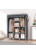 Складана тканинна шафа Storage Wardrobe 88130 з 8 полицями та 3 секціями для зберігання одягу та взуття