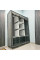 Складана тканинна шафа Storage Wardrobe 88130 з 8 полицями та 3 секціями для зберігання одягу та взуття