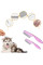Комплект для грумінгу тварин Pet Grooming 8 в 1 з кігтерізом щітками та гребінцями