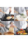 Кухонний набір Kitchen Set 12 предметів силіконове приладдя з дерев'яними ручками для готування