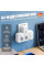 Адаптер розетки AND F03 White перехідник з USB і Type-C портами без кабелю для заряджання пристроїв у квартирі