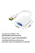 Адаптер HDMI VGA STLab U-990 Pro конвертер для під'єднання монітора та проєктора 1080p