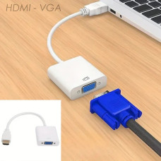 Адаптер HDMI VGA STLab U-990 Pro конвертер для під'єднання монітора та проєктора 1080p