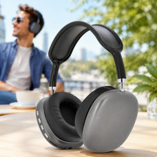 Бездротові накладні навушники P9 Bluetooth з мікрофоном, TF-картою та акумулятором 400 мА·год