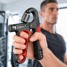 Кистьовий тренажер Grip Strengthener з регулюванням навантаження та лічильником повторень для пальців і передпліччя