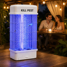 Електрична UV-лампа Renata RT-1X10W від комарів, мух і мошок з високовольтною решіткою, до 30 м²