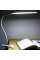 Акумуляторна настільна LED-лампа 24LED на прищіпці з гнучкою ніжкою та USB-заряджанням
